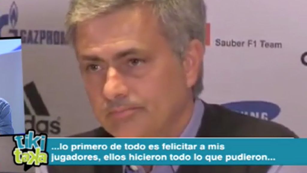 Mourinho no aceptó preguntas de los periodistas y rajó contra los árbitros