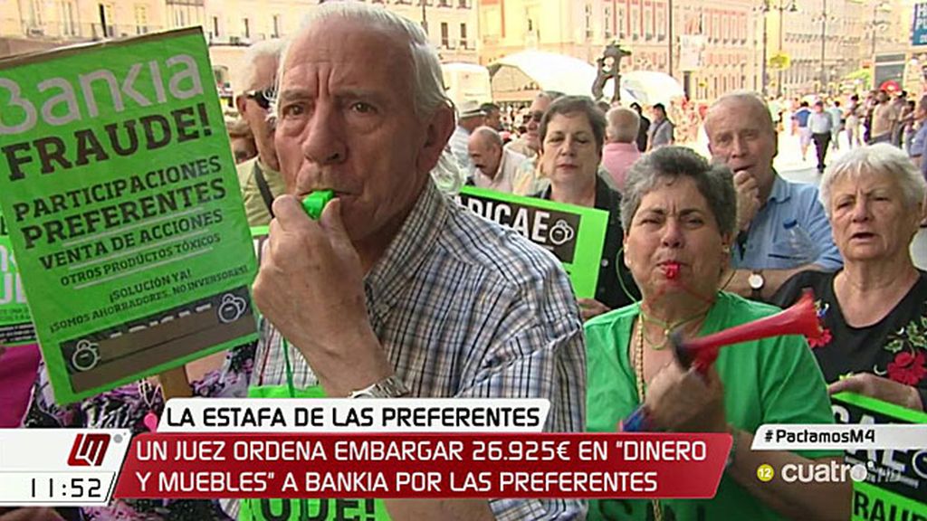 Embargada una oficina de Bankia por negarse a pagar a los preferentistas