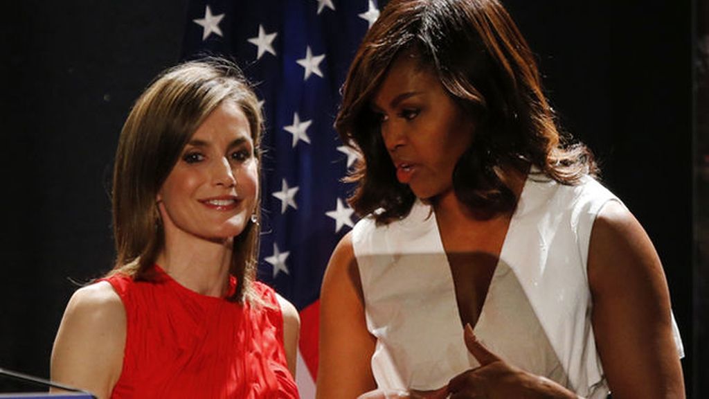 Michelle Obama y la reina Leitizia se juntan por el futuro de las niñas