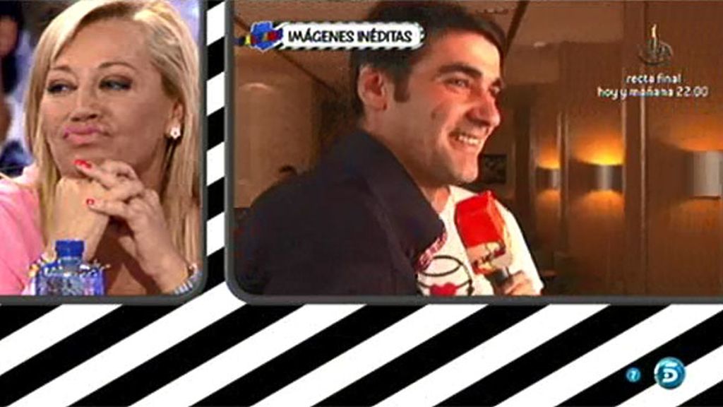 Belén le agradece a Jesulín que se vaya de vacaciones con Andrea... y él guarda silencio