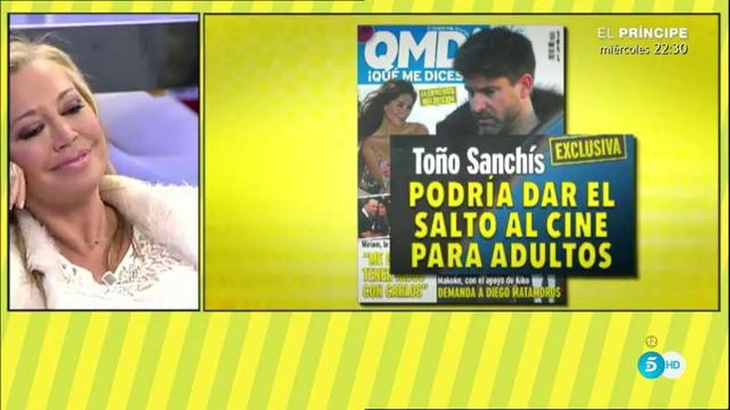 Toño Sanchís podría dedicarse al cine para adultos, según la revista 'QMD'