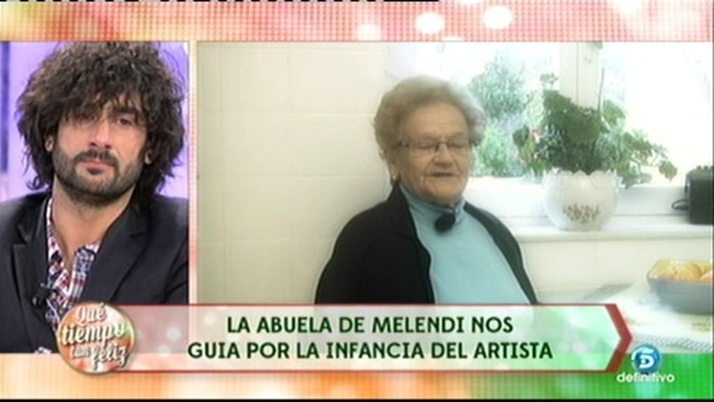 Melendi se emociona con la sorpresa de su abuela Olvido desde Asturias