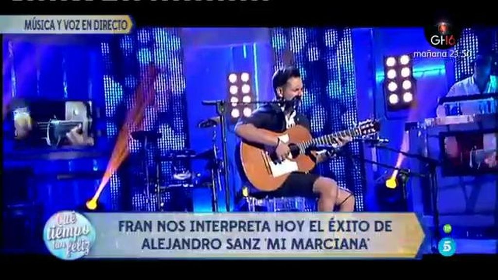 Fran, de ‘La voz kids’, interpreta el tema ‘Mi Marciana’ de Alejandro Sanz, en 'QTTF'
