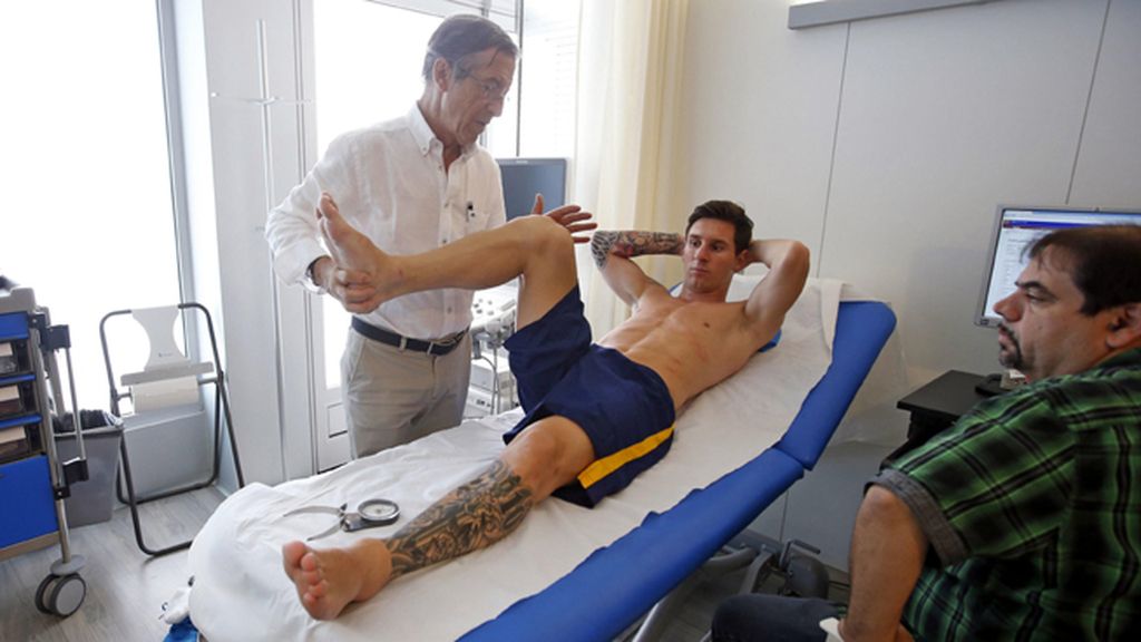 Messi y el resto de azulgranas de regreso pasan el reconocimiento médico