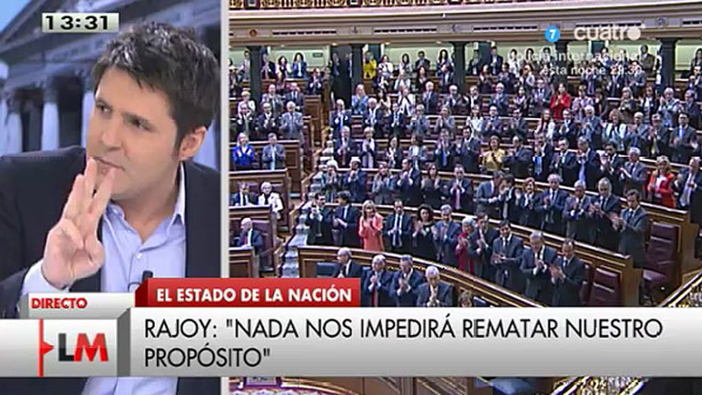 Jesús Cintora, sobre Rajoy: "No se puede olvidar de casi 400.000 desempleados"