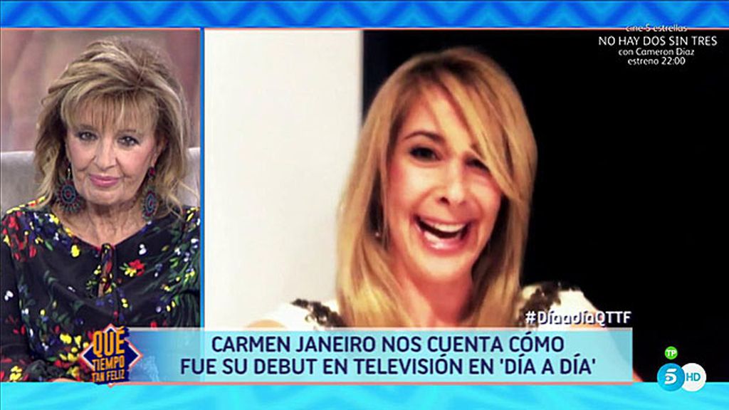 Carmen Janeiro: "Mi mejor etapa fue en 'Día a día' con María Teresa Campos