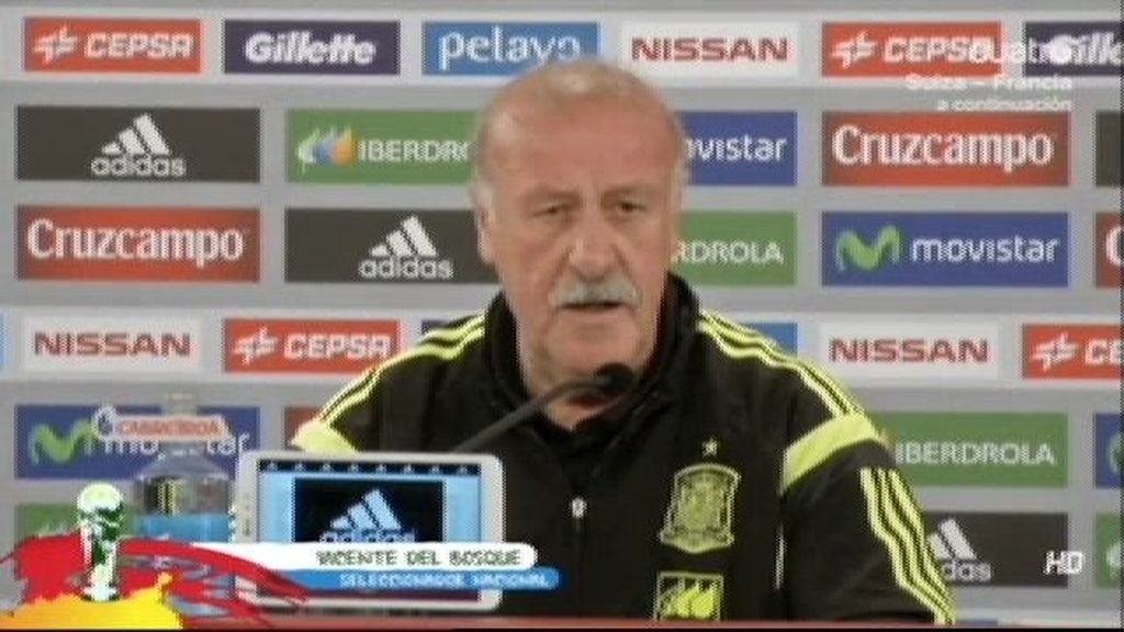 Vicente del Bosque: “En plena competición no es momento de hablar de mi futuro"