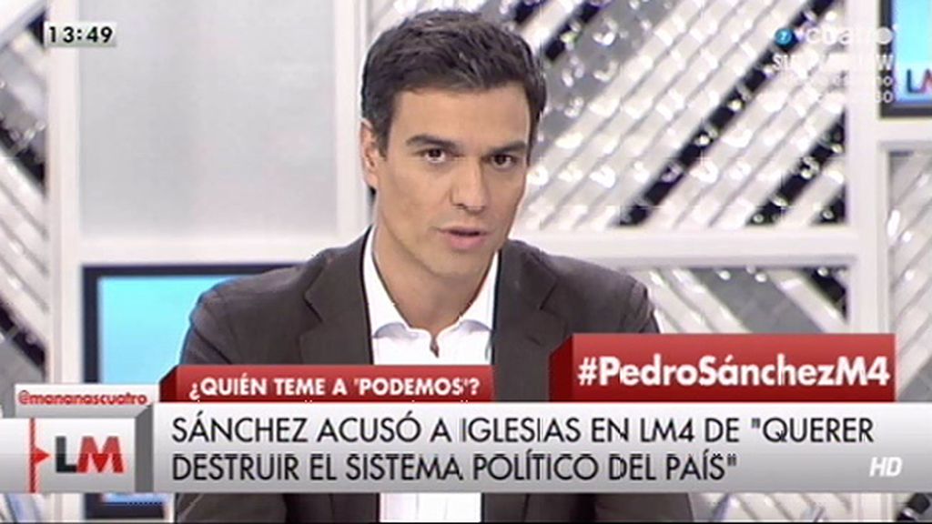Sánchez: "A mí no me va a temblar la mano en echar a ningún corrupto del partido"