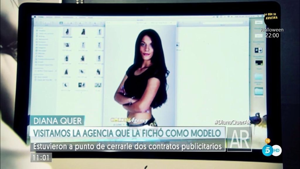 'AR' visita la agencia que fichó a Diana Quer como modelo