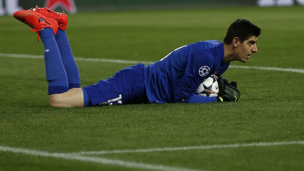 Courtois estará en el Calderón para defender portería del Atlético ante el Chelsea