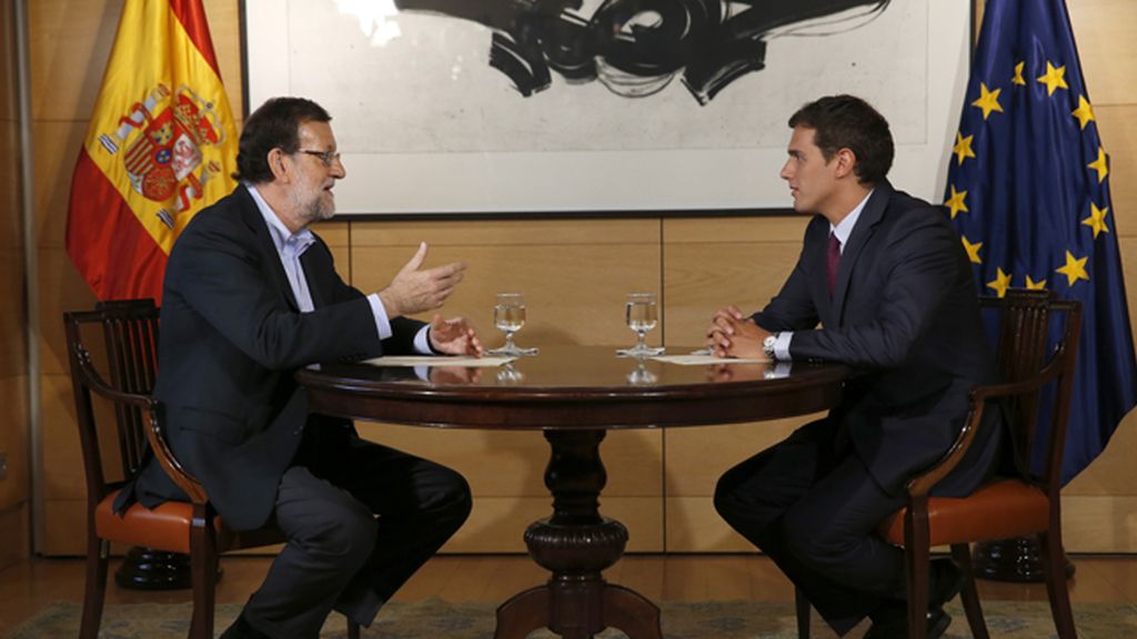 Rajoy y Rivera arrancan su cuarta reunión