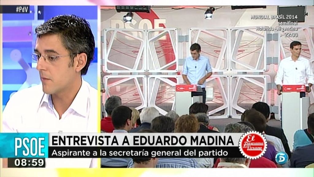 Eduardo Madina: "Ha muerto una política de mentiras y de cartón piedra"