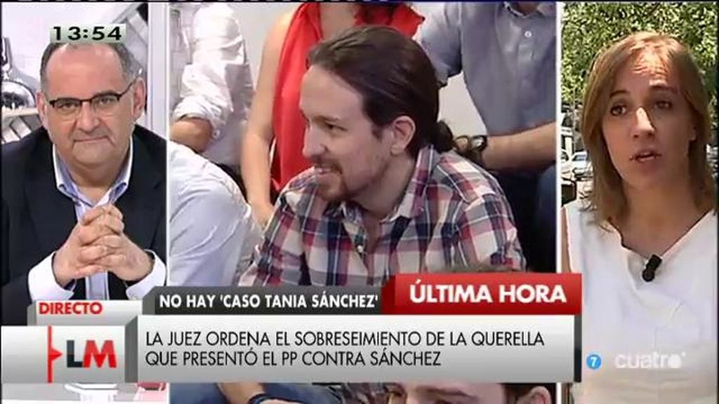 Tania Sánchez: "El cambio lo protagonizará mucha gente y quién le ponga cara lo decidirá también la gente"