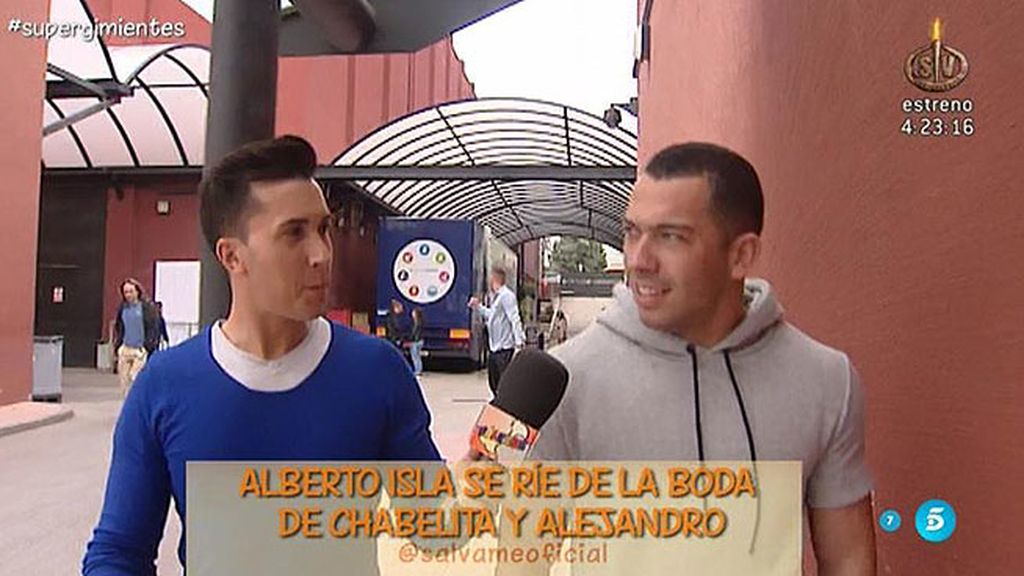 Alberto Isla, irónico sobre la boda de Isa y Alejandro: "Les deseo mucha felicidad"