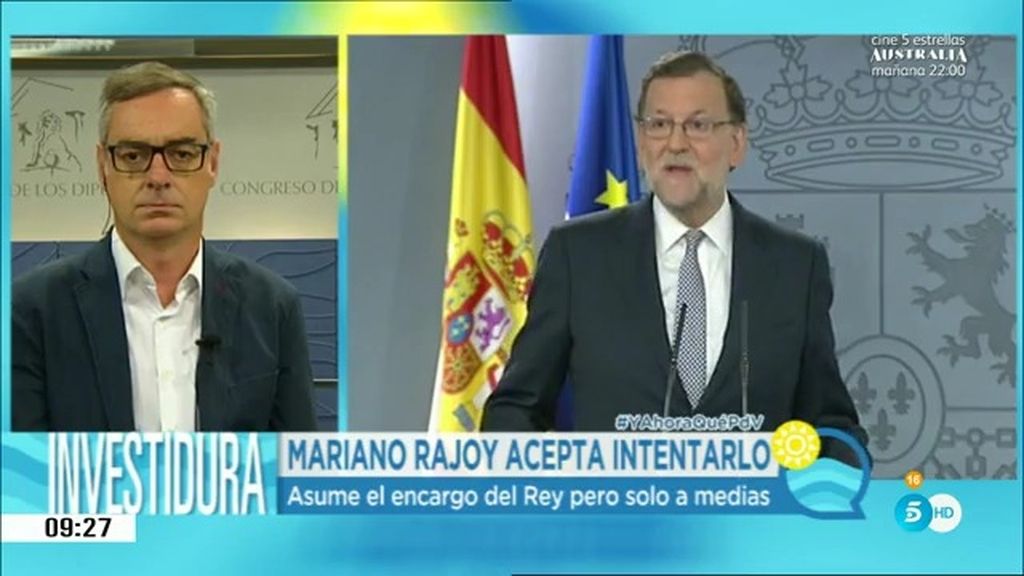Rajoy: "Haré todos los esfuerzos para forjar los acuerdos que España necesita”