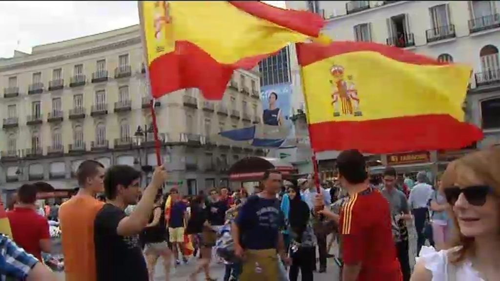 Concentración monárquica en Sol