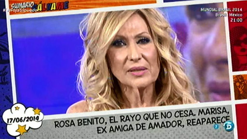 Rosa manda un mensaje a Marisa: "Como hables de mis hijos, te demando. Cuidadito."