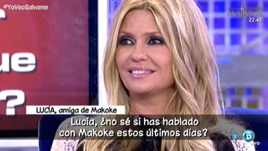 Lucía, amiga de Makoke: "Siempre ha cuidado mucho a Diego, está decepcionada"