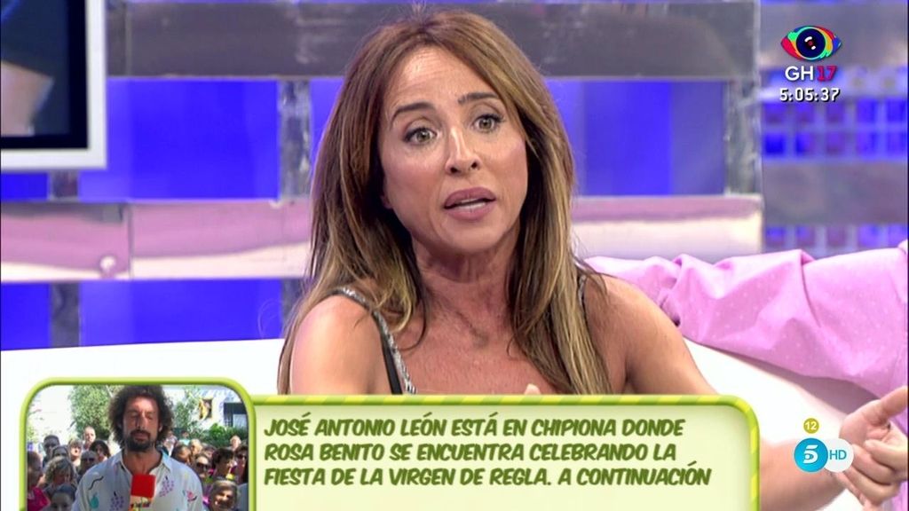 Patiño: "Rosa Benito está dolida con Rocío porque nunca fue a conocer a sus nietos"