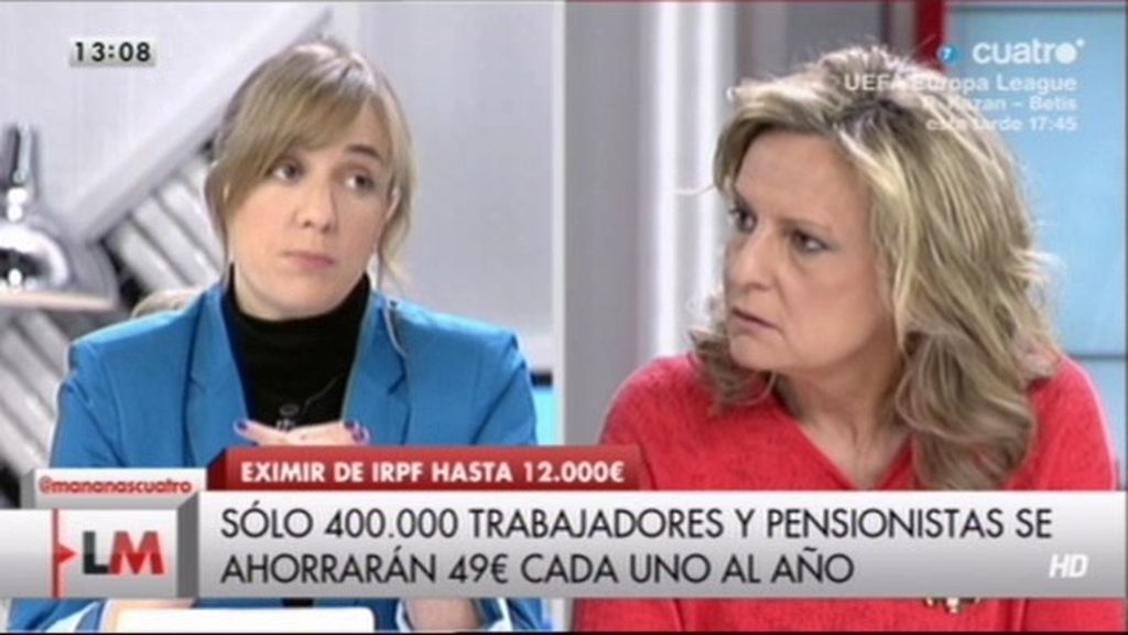 Isabel San Sebastián: “Un trabajo de 400 euros al mes es mejor que nada”