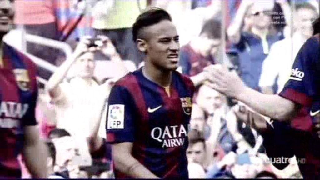 Neymar no estuvo acertado en el partido ante el Valencia en el Camp Nou