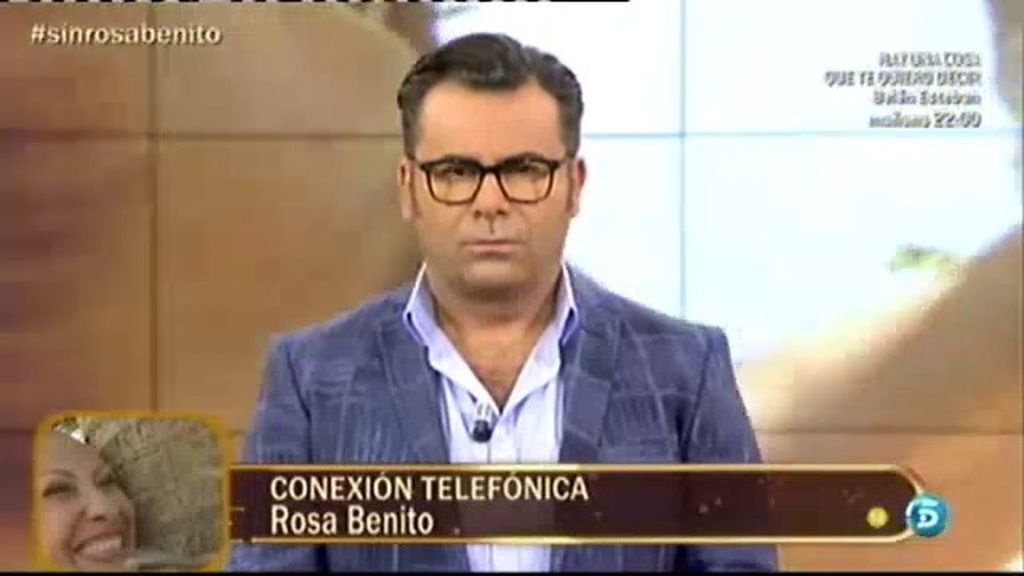 Rosa Benito: "Ha sido peor el golpe que el reencuentro con Amador"