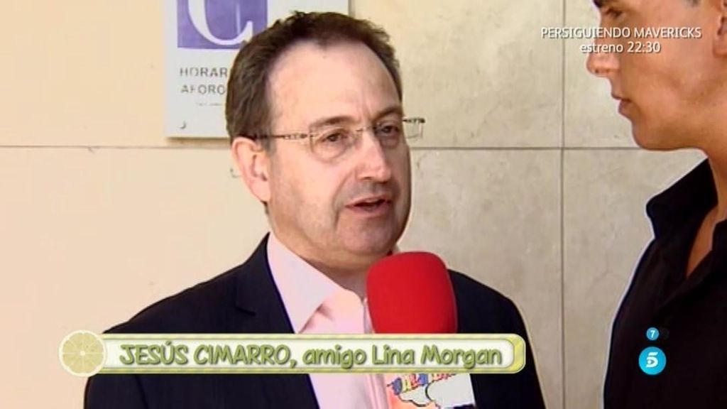 Jesús Cimarro, amigo de L. Morgan: “Nos ha dejado una gran persona y gran actriz”