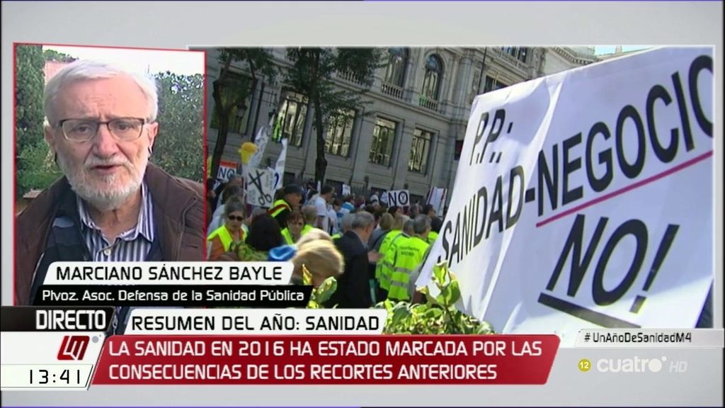 Sánchez Bayle: “La ministra demuestra su desconocimiento profundo de la Sanidad”