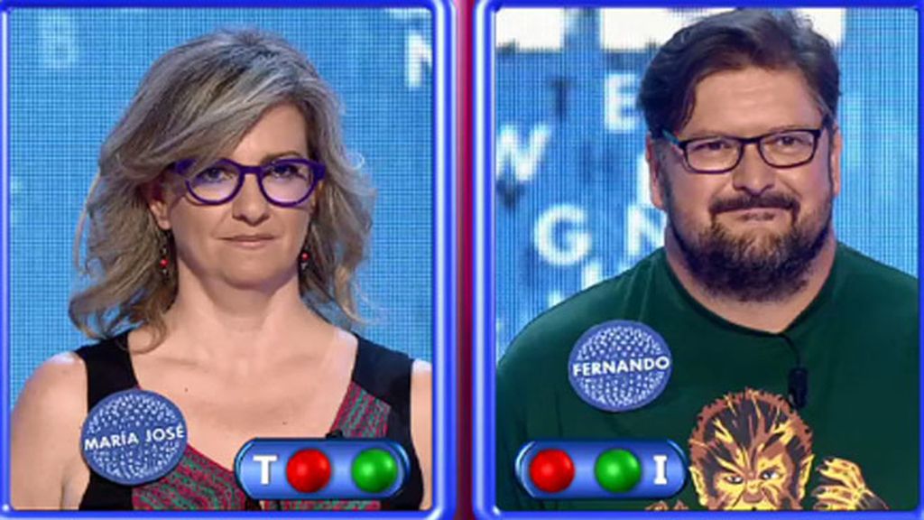 María José consigue arrebatarle a Fernando su sitio como concursante en la silla azul