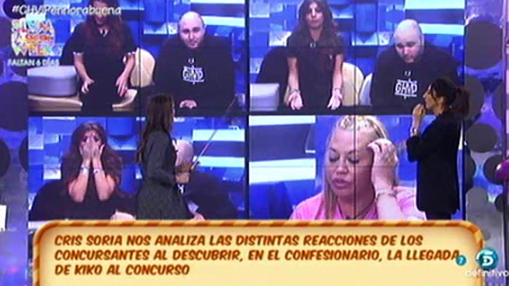 Cristina Soria: "Olvido es muy racional, sabe cómo hacer que Belén Esteban salte"