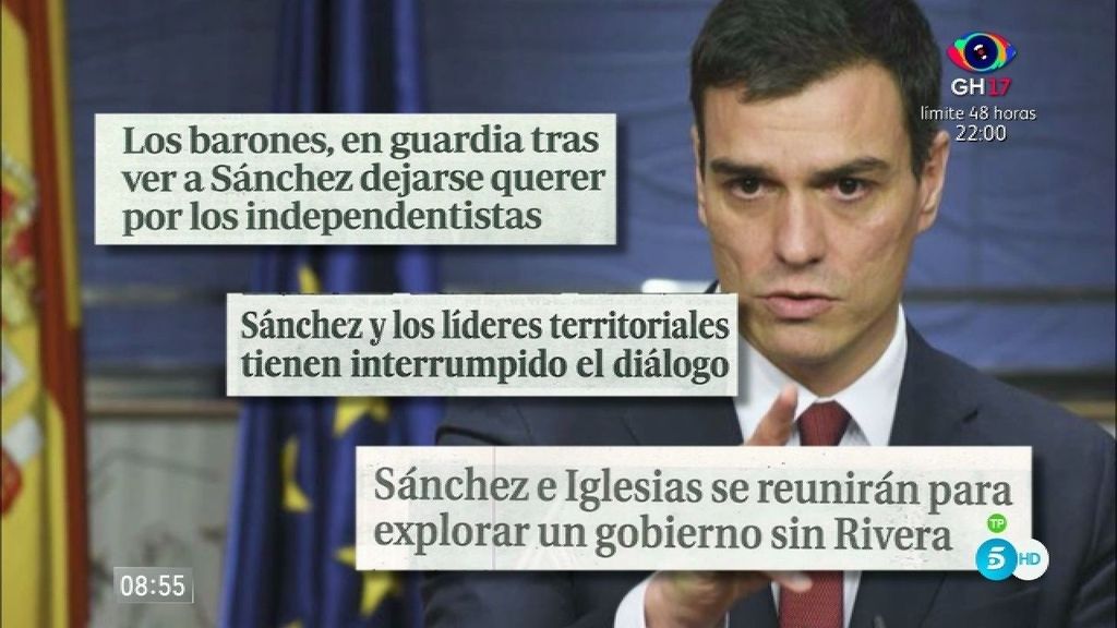 Las relaciones entre Pedro Sánchez y sus barones están rotas