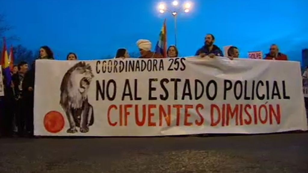 Protesta en Madrid contra la Ley Mordaza