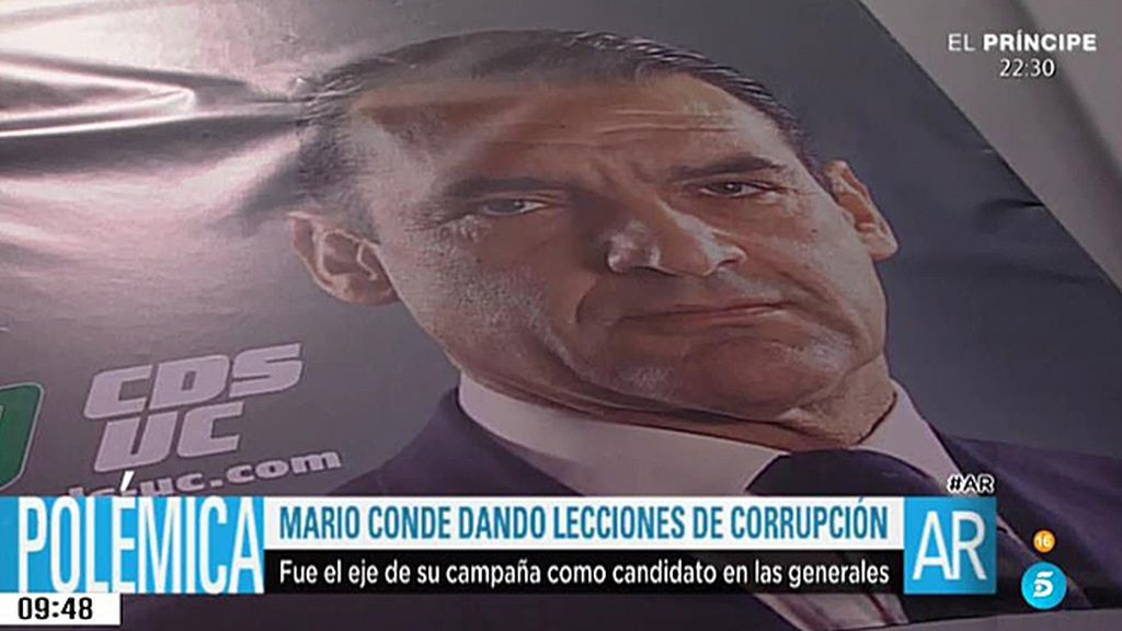 Mario Conde denunciaba la corrupción en su campaña por la Presidencia del Gobierno