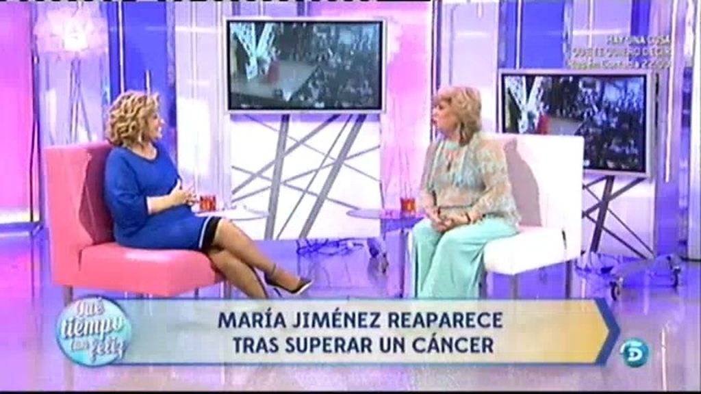 María Jiménez reaparece en televisión