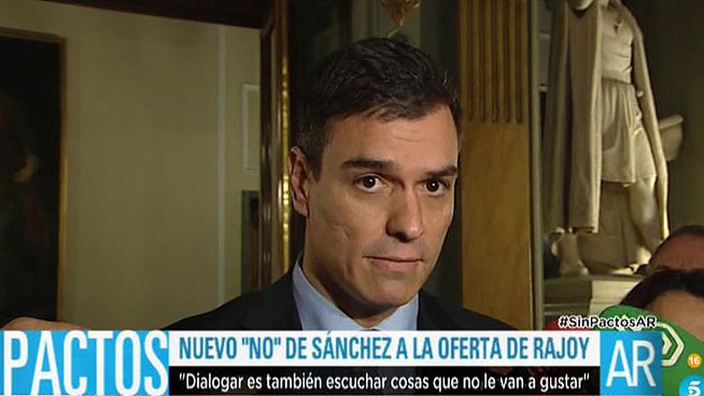 Pedro Sánchez, tras la entrevista a Mariano Rajoy en 'AR': "Le insto a que me llame y mañana mismo hablamos"