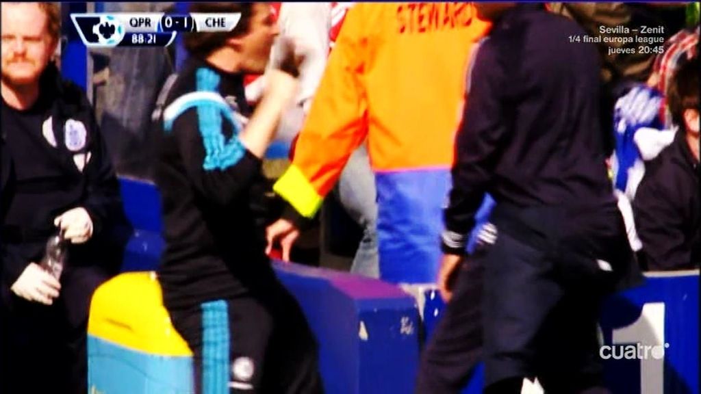 ¡Lamentable! Rui Faría, segundo de Mou, celebró el triunfo en la cara del técnico rival