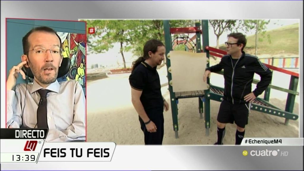 Echenique, tras ver a Iglesias con Joaquín Reyes en ‘Feis tu feis’: “Me da envidia, le pido a Joaquín que algún día me imite”