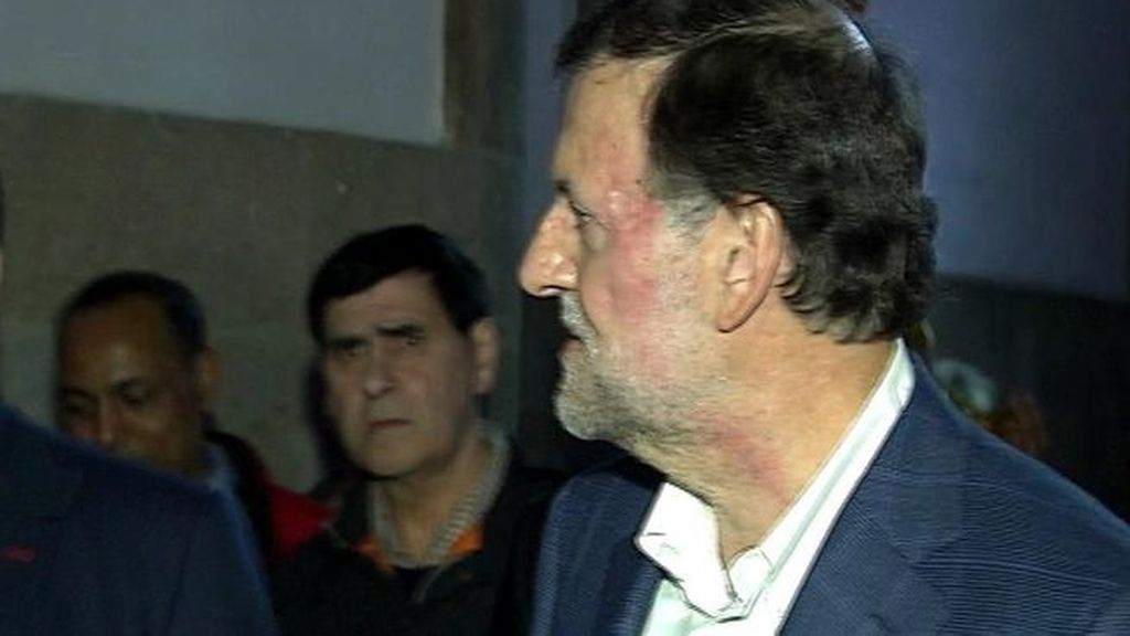 Así ha sido la agresión a Rajoy en Pontevedra