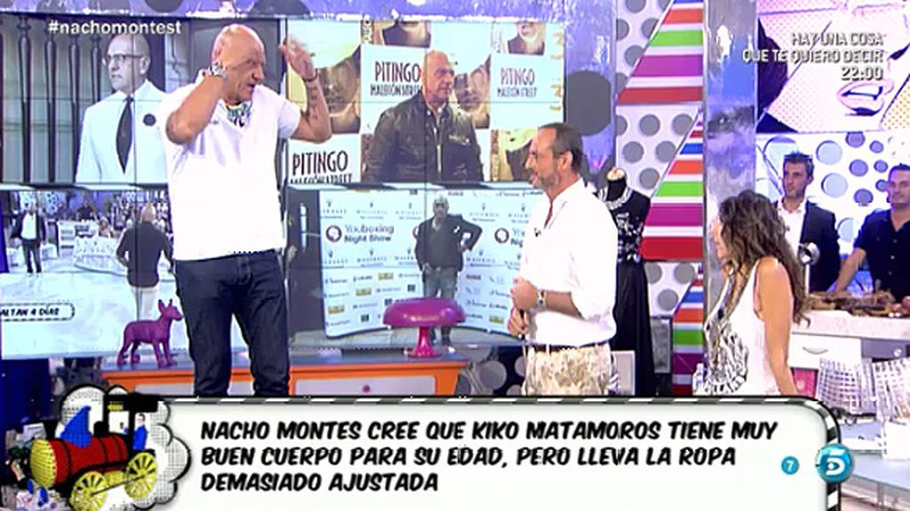 Nacho Montes, sobre el look de Kiko M.: “Es un poco portero de discoteca”