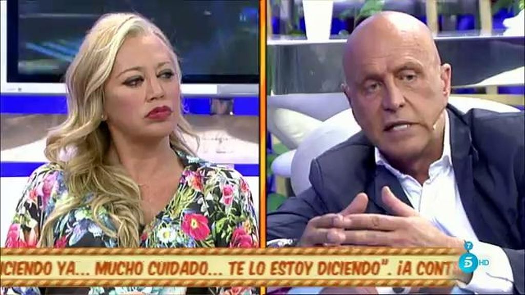 Matamoros, a Belén Esteban: “Dicen que hay cantidades entregadas en mano y recibís”