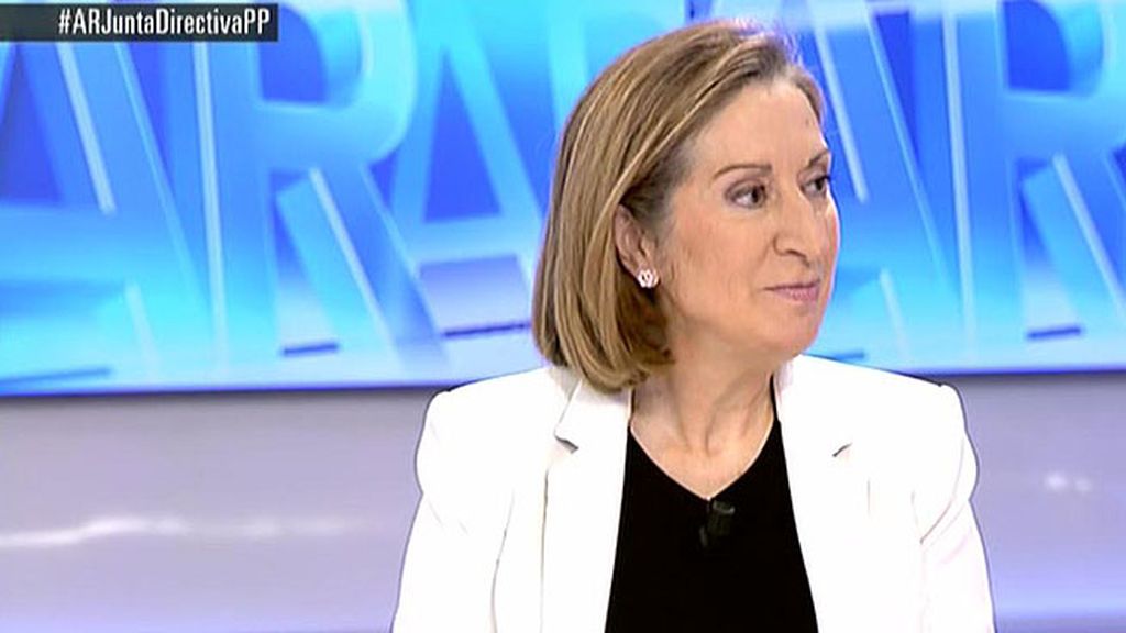 Ana Pastor: "Cuando haya que opinar el futuro, lo decidirán todos los españoles"