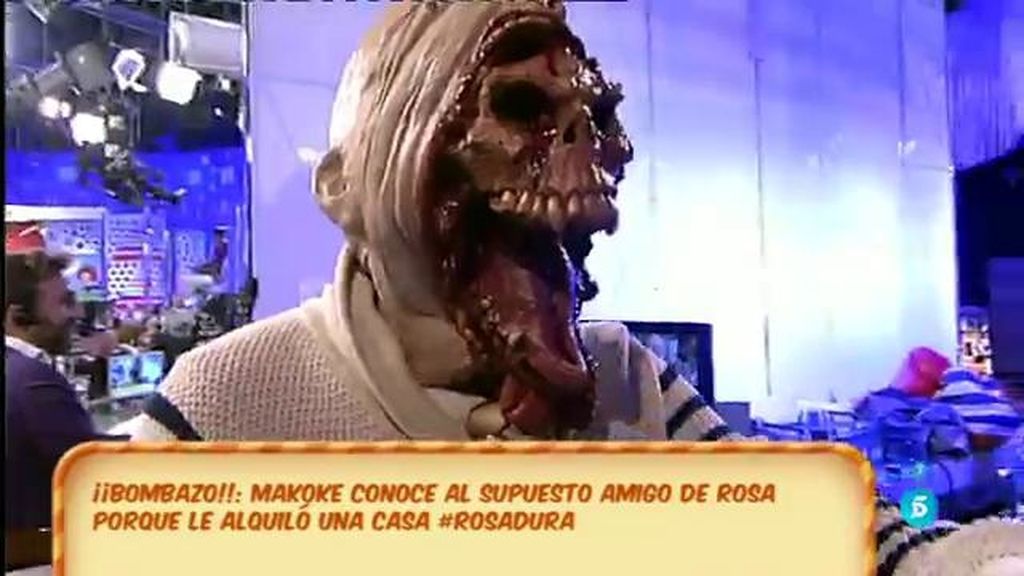 ¡Kiko Hernández se disfraza de Kiko Matamoros pero a lo 'Halloween'!