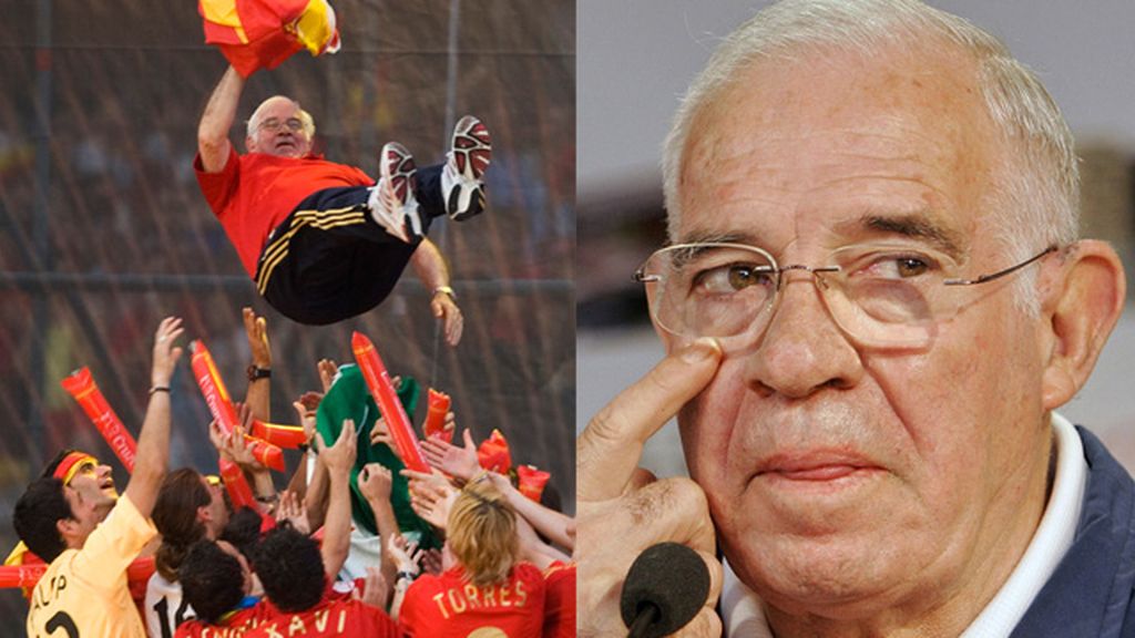 Homenaje de 'Los Manolos' a L. Aragonés Homenaje de 'Los Manolos' a L. Aragonés