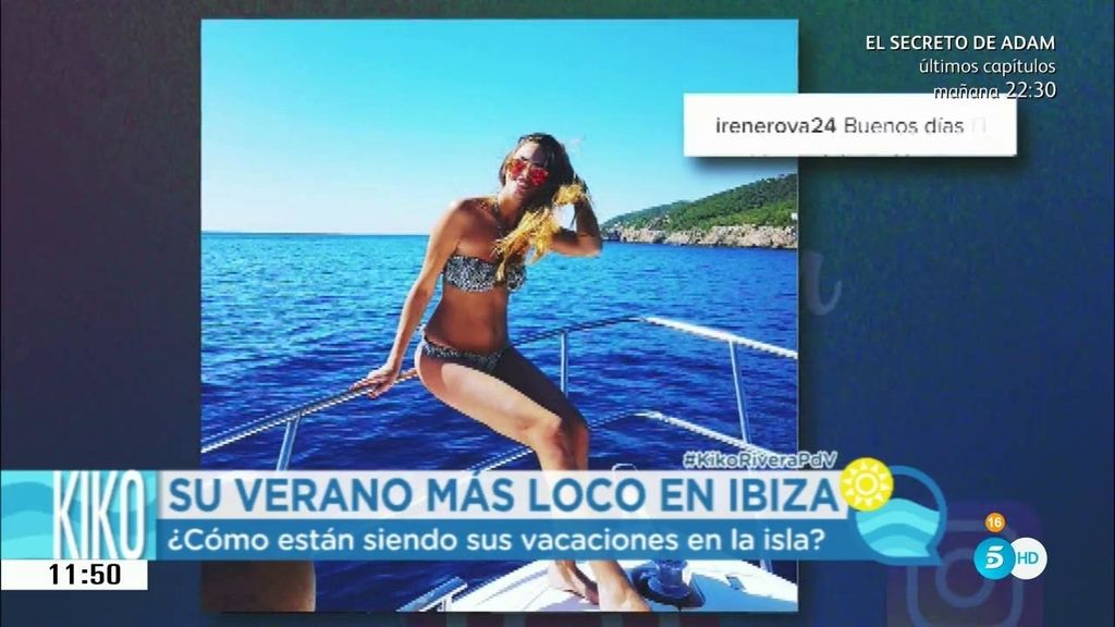 Irene Rosales luche tipazo en Ibiza