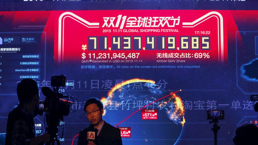 Los solteros chinos celebran su día gastando millones a través de Internet