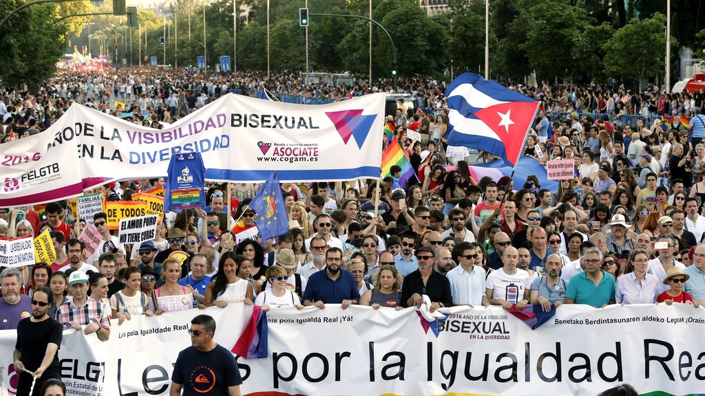 Madrid celebra su gran fiesta del Orgullo