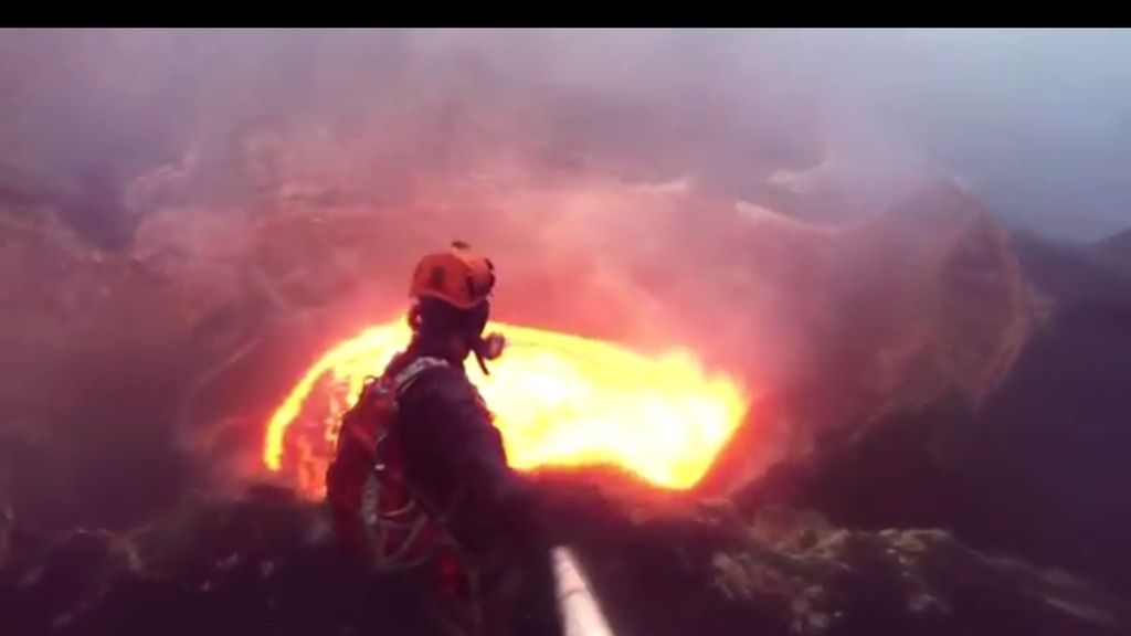 Así se hizo el 'selfie' más caliente de la historia... en un volcán