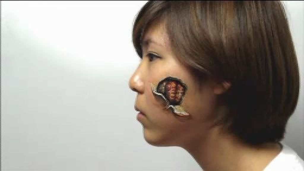 Una artista japonesa realiza con el bodypainting obras muy reales