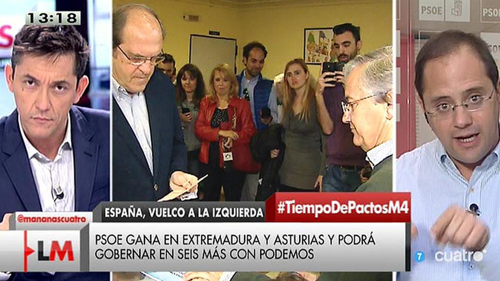 César Luena: "El cambio va a girar en torno al PSOE y a las políticas del PSOE"