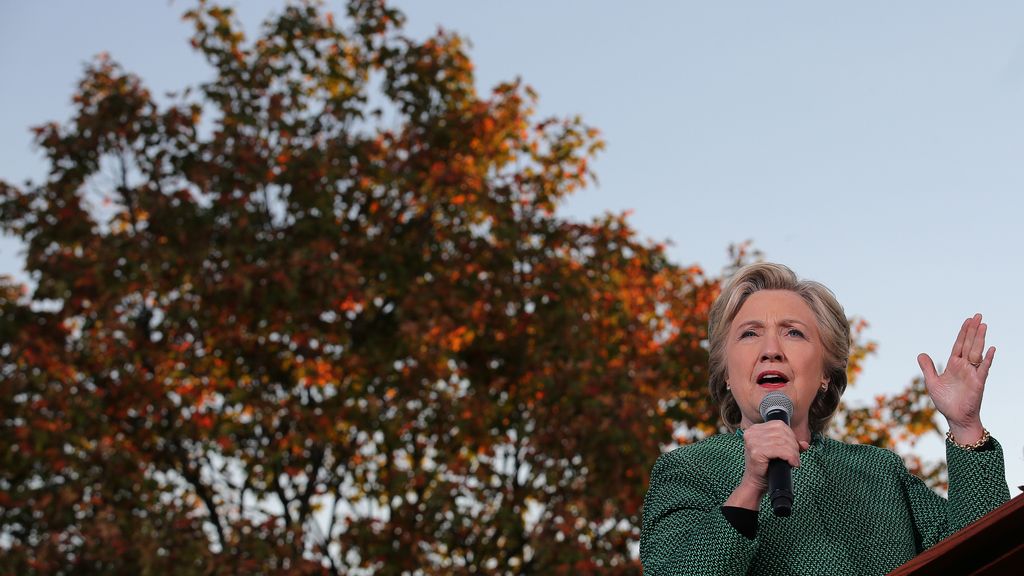 Clinton toma la delantera en la recta final de la campaña en EEUU